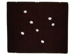 Antique Japanese Katagami Kimono Paper Stencil Chrysanthemum Floral Design 4Y673
