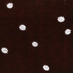 Antique Japanese Katagami Kimono Paper Stencil Chrysanthemum Floral Design 4Y673