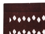 Antique Japanese Katagami Kimono Paper Stencil Katazome Abstract Diamond 4Y690