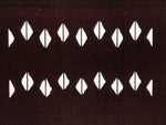 Antique Japanese Katagami Kimono Paper Stencil Katazome Abstract Diamond 4Y690
