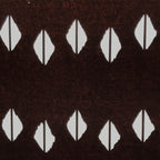 Antique Japanese Katagami Kimono Paper Stencil Katazome Abstract Diamond 4Y690