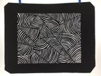 Antique Japanese Katagami Kimono Paper Stencil Katazome Abstract Lines 4Y558