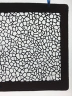 Antique Japanese Katagami Kimono Paper Stencil Katazome Abstract Shapes 4Y564