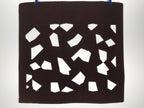 Antique Japanese Katagami Kimono Paper Stencil Katazome Abstract Shapes 4Y646