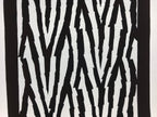 Antique Japanese Katagami Kimono Paper Stencil Katazome Abstract Stripes 4Y562