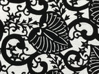 Antique Japanese Katagami Kimono Paper Stencil Katazome Anthurium Flowers 4Y570