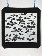 Antique Japanese Katagami Kimono Paper Stencil Katazome Autumn Leaves 4Y553
