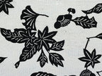 Antique Japanese Katagami Kimono Paper Stencil Katazome Autumn Leaves 4Y553
