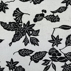 Antique Japanese Katagami Kimono Paper Stencil Katazome Autumn Leaves 4Y553