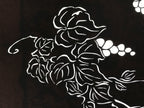 Antique Japanese Katagami Kimono Paper Stencil Katazome Berries Leaves 4Y580