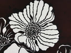Antique Japanese Katagami Kimono Paper Stencil Katazome Botan Peony 4Y534