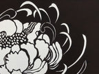 Antique Japanese Katagami Kimono Paper Stencil Katazome Chrysanthemum 4Y581