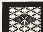 Antique Japanese Katagami Kimono Paper Stencil Katazome Chrysanthemum Kiku 4Y698