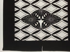 Antique Japanese Katagami Kimono Paper Stencil Katazome Chrysanthemum Kiku 4Y698