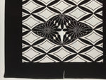 Antique Japanese Katagami Kimono Paper Stencil Katazome Chrysanthemum Kiku 4Y698