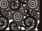 Antique Japanese Katagami Kimono Paper Stencil Katazome Chrysanthemum Kiku 4Y699