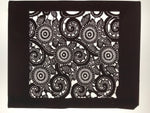 Antique Japanese Katagami Kimono Paper Stencil Katazome Chrysanthemum Kiku 4Y699