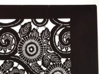 Antique Japanese Katagami Kimono Paper Stencil Katazome Chrysanthemum Kiku 4Y699
