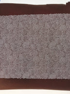 Antique Japanese Katagami Kimono Paper Stencil Katazome Circle Dot Pattern 4Y522