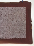 Antique Japanese Katagami Kimono Paper Stencil Katazome Circle Dot Pattern 4Y522