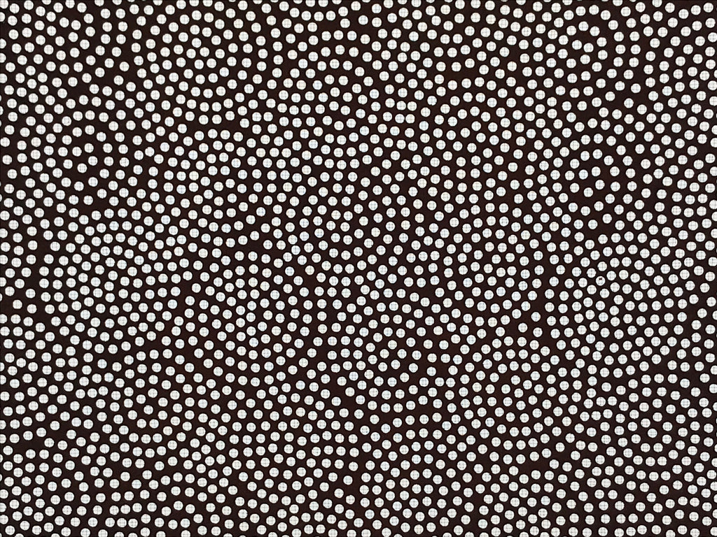 Antique Japanese Katagami Kimono Paper Stencil Katazome Circle Dot Pattern 4Y522