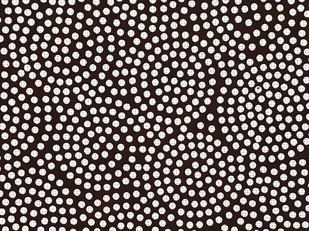Antique Japanese Katagami Kimono Paper Stencil Katazome Circle Dot Pattern 4Y522