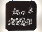 Antique Japanese Katagami Kimono Paper Stencil Katazome Climbing Flowers 4Y579