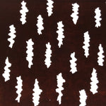 Antique Japanese Katagami Kimono Paper Stencil Katazome Clouds Flowers 4Y628