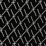 Antique Japanese Katagami Kimono Paper Stencil Katazome Criss Cross Design 4Y680