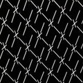 Antique Japanese Katagami Kimono Paper Stencil Katazome Criss Cross Design 4Y681