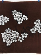 Antique Japanese Katagami Kimono Paper Stencil Katazome Daffodil Suisen 4Y523