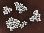 Antique Japanese Katagami Kimono Paper Stencil Katazome Daffodil Suisen 4Y523