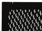 Antique Japanese Katagami Kimono Paper Stencil Katazome Dash Line Pattern 4Y692