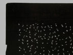 Antique Japanese Katagami Kimono Paper Stencil Katazome Dash Line Pattern 4Y713