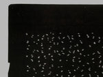Antique Japanese Katagami Kimono Paper Stencil Katazome Dash Line Pattern 4Y713