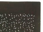 Antique Japanese Katagami Kimono Paper Stencil Katazome Dash Line Pattern 4Y713