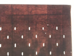 Antique Japanese Katagami Kimono Paper Stencil Katazome Dash Line Pattern 4Y714