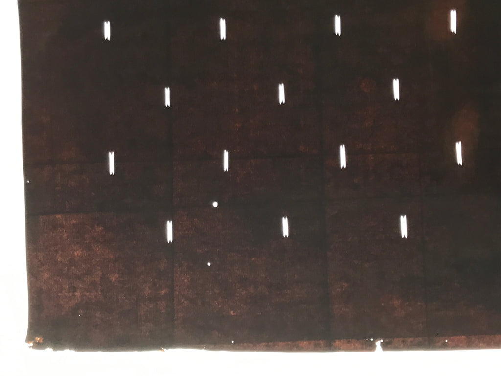 Antique Japanese Katagami Kimono Paper Stencil Katazome Dash Line Pattern 4Y714