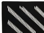 Antique Japanese Katagami Kimono Paper Stencil Katazome Diagonal Dash Line 4Y694