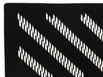 Antique Japanese Katagami Kimono Paper Stencil Katazome Diagonal Dash Line 4Y694
