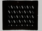 Antique Japanese Katagami Kimono Paper Stencil Katazome Diagonal Dash Line 4Y702