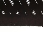 Antique Japanese Katagami Kimono Paper Stencil Katazome Diagonal Dash Line 4Y702