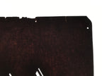 Antique Japanese Katagami Kimono Paper Stencil Katazome Diagonal Dash Line 4Y702