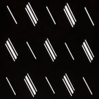 Antique Japanese Katagami Kimono Paper Stencil Katazome Diagonal Dash Line 4Y702