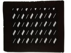Antique Japanese Katagami Kimono Paper Stencil Katazome Diagonal Dash Line 4Y703