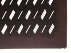 Antique Japanese Katagami Kimono Paper Stencil Katazome Diagonal Dash Line 4Y703