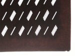 Antique Japanese Katagami Kimono Paper Stencil Katazome Diagonal Dash Line 4Y703