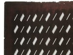 Antique Japanese Katagami Kimono Paper Stencil Katazome Diagonal Dash Line 4Y704