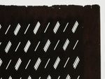 Antique Japanese Katagami Kimono Paper Stencil Katazome Diagonal Dash Line 4Y704