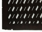 Antique Japanese Katagami Kimono Paper Stencil Katazome Diagonal Dash Line 4Y704